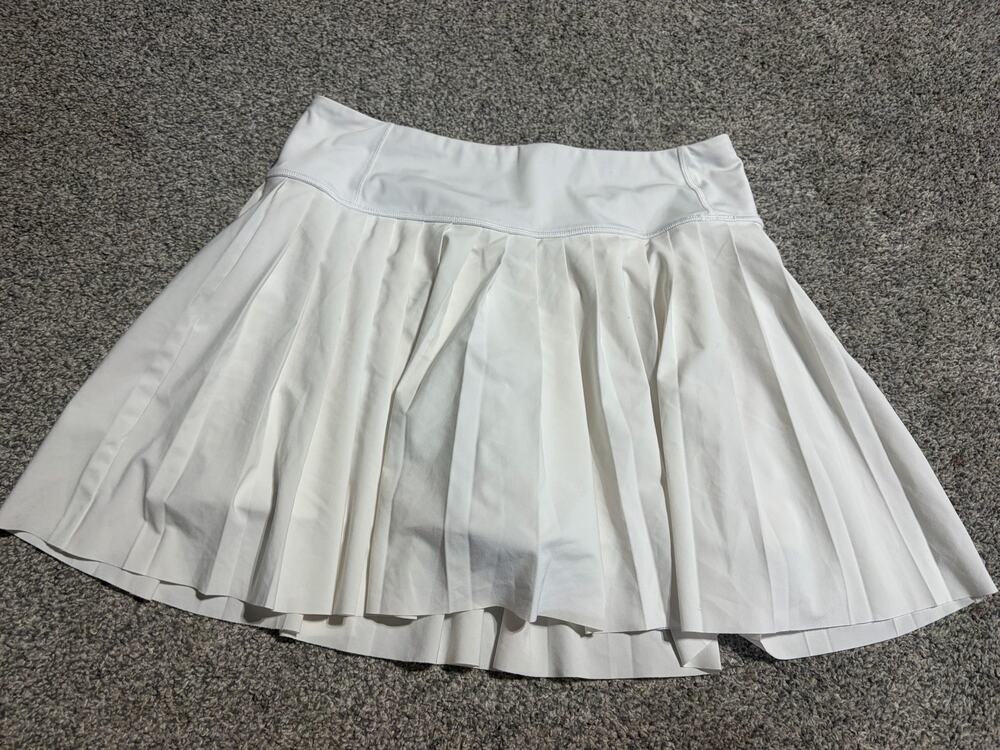 Athleta womens white mall golf skort